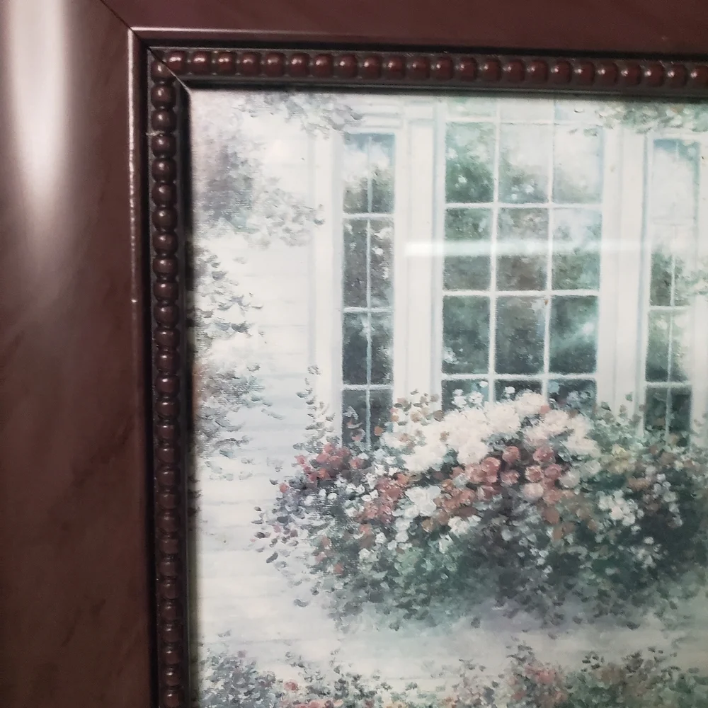 Liberty hall, Thomas Kinkade, Alcott Hill, wooden, picture wall hanging.   108